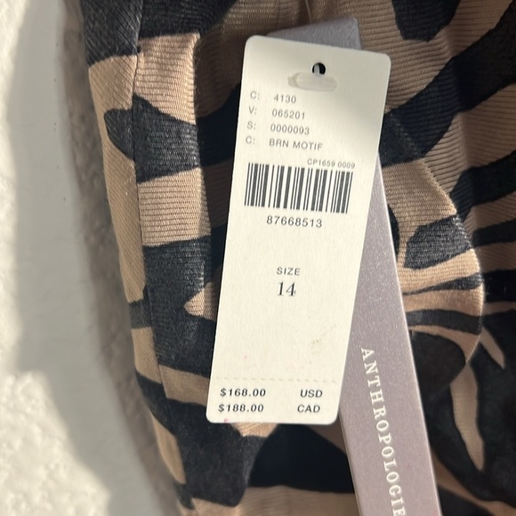 Anthropologie women’s Sz 14 Draped-Back Asymmetrical Slip Midi Dress backless - Picture 13 of 16